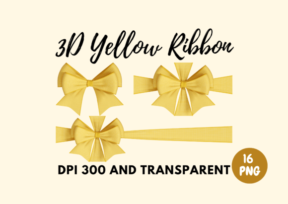 3D Render Yellow Ribbon: Design Guide