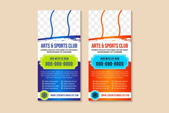 Designing Impactful Vertical Banners for Art and Sport Clubs: A Guide to Creative Visual Communication