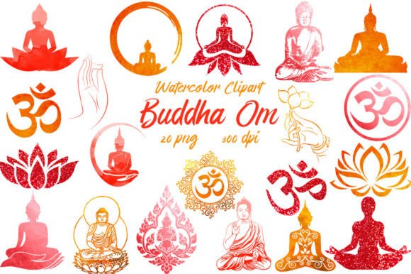 Elevating Digital Design: The Strategic Value of High-Resolution Buddha Om Clipart for Modern Creators
