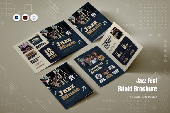 Elevating Event Marketing with the Jazz Fest Bifold Brochure Template