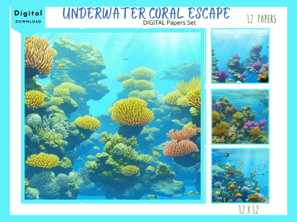 Integrating Underwater Coral-Inspired Digital Papers into Professional Design Workflows