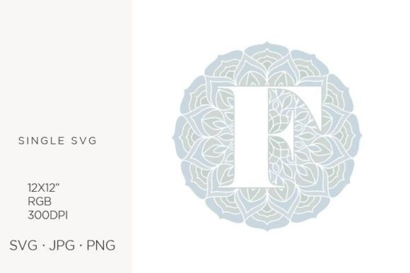 Mandala Monogram Letter F: Strategic Design for Branding and Creative Projects