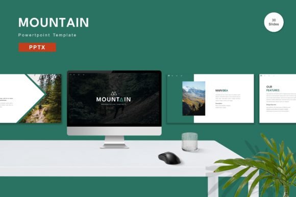 Montain PowerPoint Template Guide