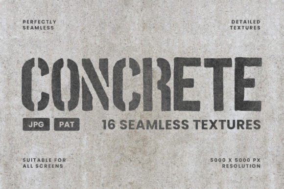 Seamless Concrete Textures for Designers