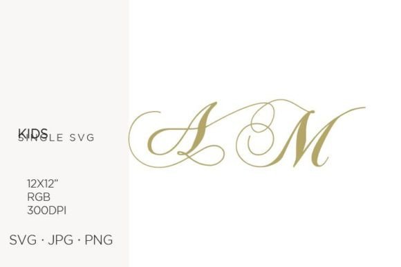 Unlocking Creative Potential: A Guide to Monogram Letter A and M SVG Artwork for Designers and Crafters