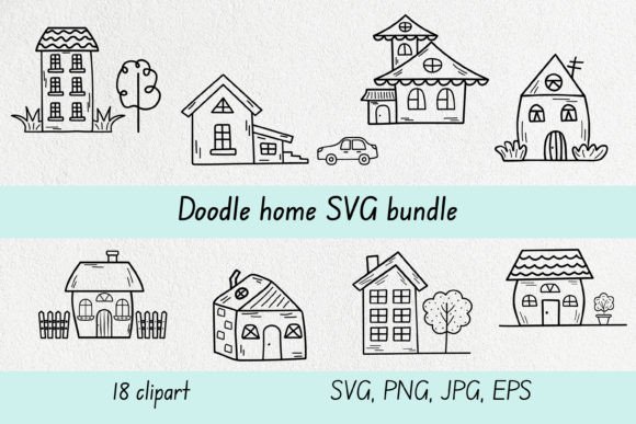 Unlocking Creative Potential with the Doodle Home SVG Bundle